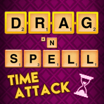 Drag 'n Spell: Time Attack: Click and drag to form words. Are you a Letter-Slinging Wordsmith, or an Almighty Lettermage?