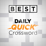 A free daily crossword that's not too difficult - just right for your coffee break.