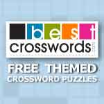 Themed crossword puzzles with a human touch. New daily puzzles each and every day! Smart, easy and fun crossword puzzles to get your day started with a smile. Get hints, track time, print, access previous puzzles and much more. Provided by our friends at Best Crosswords. Happy solving!